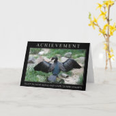 達成 カード (黄色い花)