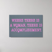 達成 キャンバスプリント (正面)