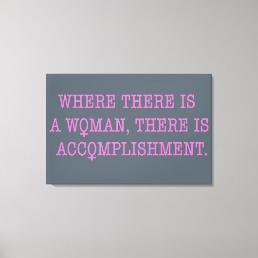 達成 キャンバスプリント (正面)