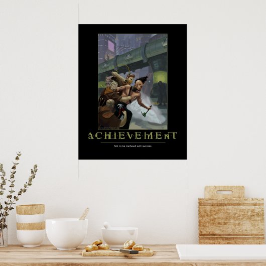 達成 ポスター (キッチン)