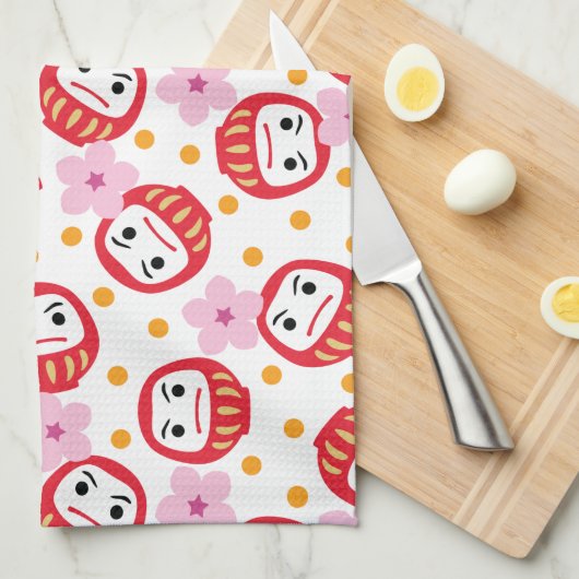 達磨 キッチンタオル (四つ折り)