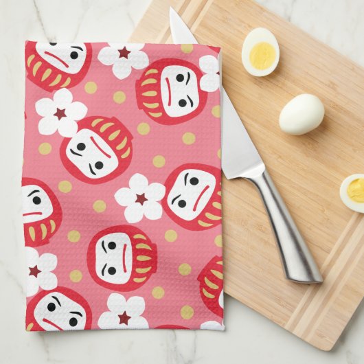 達磨 キッチンタオル (四つ折り)