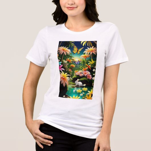 違いの豊かさ トライブレンドＴシャツ (正面)