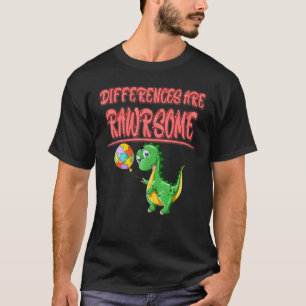 違いは激しい自閉症の皮肉おもしろいなプンである Tシャツ