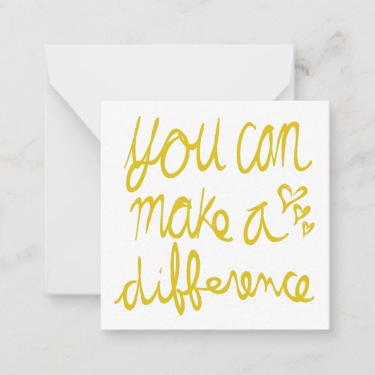 違いをバレンタインに ノートカード (正面)