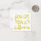 違いをバレンタインに ノートカード (正面/裏面インサイチュ)