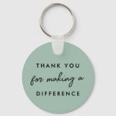 違いを作ってくれてありがとう キーホルダー (正面)