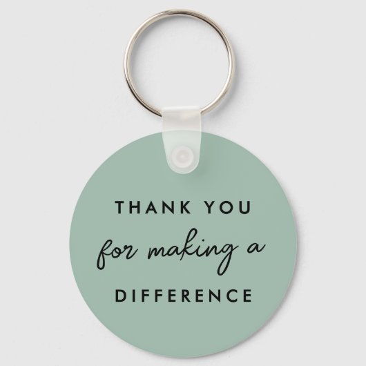違いを作ってくれてありがとう キーホルダー (正面)