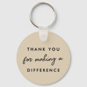 違いを作ってくれてありがとう キーホルダー (裏面)
