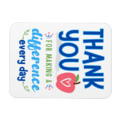 違いを作ってくれてありがとう マグネット (横)