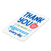 違いを作ってくれてありがとう マグネット (左側)