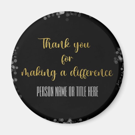 違いを作ってくれてありがとう マグネット (正面)