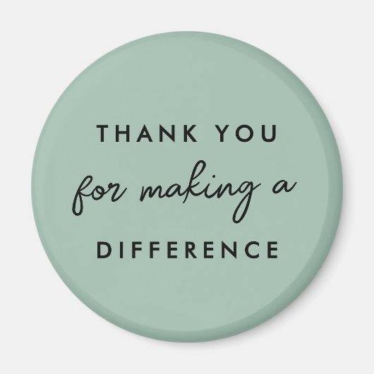 違いを作ってくれてありがとう マグネット (正面)