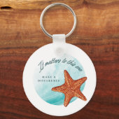 違いを作る、ヒトデの物語。 キーホルダー (裏面)