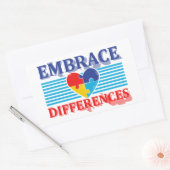 違いを受け入れるシール 長方形シール (封筒)