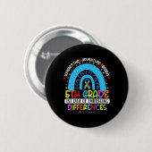 違いを受け入れる最初の日 5年生 自閉症 缶バッジ (正面&裏面)