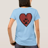 違いを生じて下さい Tシャツ (裏面)