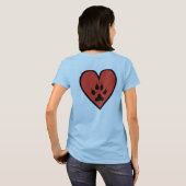 違いを生じて下さい Tシャツ (裏面フル)