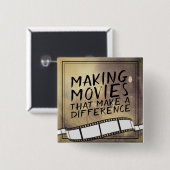 違いを生み出す映画を作る 缶バッジ (正面&裏面)