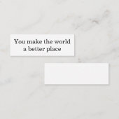 違いを生む コーリングカード (正面/裏面)