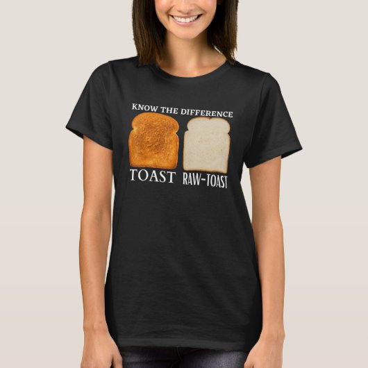 違いを知るトースト生トースト3 Tシャツ (正面)