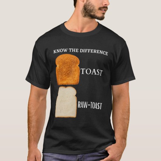 違いを知るトースト生トースト5 Tシャツ (正面)