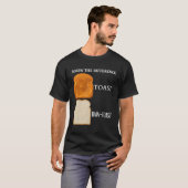 違いを知るトースト生トースト5 Tシャツ (正面フル)