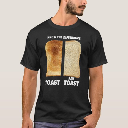 違いを知るトースト生トースト8 Tシャツ (正面)