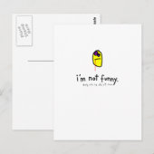 違うおもしろい。 ポストカード (正面/裏面)