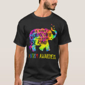 違うことが普通の象オートリズム Tシャツ (正面)