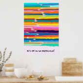 違うことを受け入れよう! ポスター (キッチン)