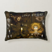 違うな前部および背部妖精の装飾と置いて下さい アクセントクッション (正面)