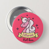 違うな女の子の自閉症の認識度より少し 缶バッジ (正面&裏面)