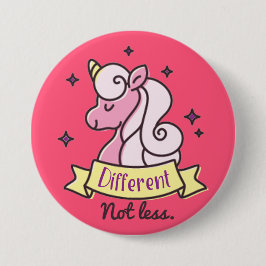 違うな女の子の自閉症の認識度より少し 缶バッジ