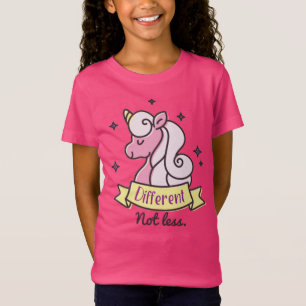違うな女の子の自閉症の認識度より少し Tシャツ