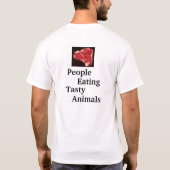 違うな種類のPETA Tシャツ (裏面)