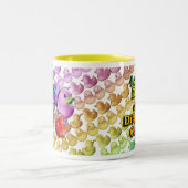 違うな色のマグのアヒル ツートーンマグカップ (中央)