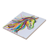 違うな色の馬 タイル (側面)