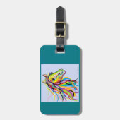 違うな色の馬 ラゲッジタグ (正面縦)