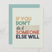 違うもし人が__メッセージをカスタム送る ノートカード (正面/裏面)