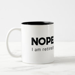 違うよ退職した ツートーンマグカップ