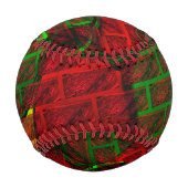 違うイメージモンタージュ，レンガ，赤，緑，黄 野球ボール (裏面)