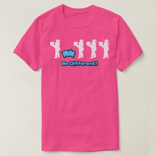 違うクリスティニはサ違うタおもしろいC Tシャツ (デザイン正面)