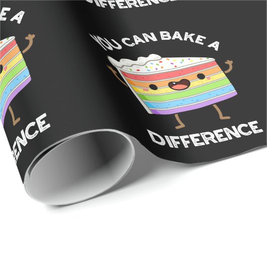 違うケーキを焼くおもしろいプンダークBG ラッピングペーパー (ロールコーナー)