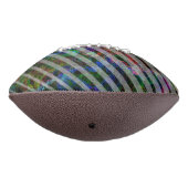 違うストライプ線とスクラッチの正方形 アメリカンフットボール (回転270)