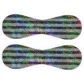 違うストライプ線とスクラッチの正方形 ソフトボール (パネル)