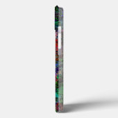 違うストライプ線とスクラッチの正方形 Case-Mate iPhoneケース (裏面 / 左)