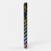 違うストライプ線とスクラッチの正方形 Case-Mate iPhoneケース (裏面/右)