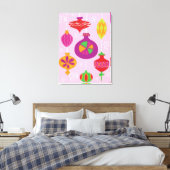 違う数々のクリスマス図解入りの、写真付きのの装飾 キャンバスプリント (インサイチュ (寝室))