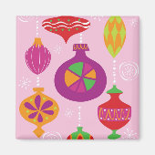 違う数々のクリスマス図解入りの、写真付きのの装飾 マグネット (正面)